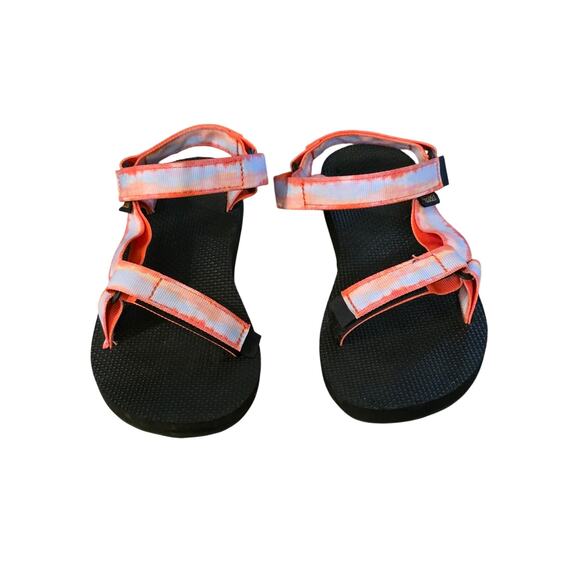 Teva Original Universal Tie-dye Sorbet Red Women Casual Sandal Size 9 - Picture 1 of 6
